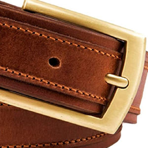 Cinturón de cuero de vaca genuino Vintage de lujo para hombre con aleación para hebilla talla única nuevo estilo Europeo Americano marca al por mayor - Product Image 6