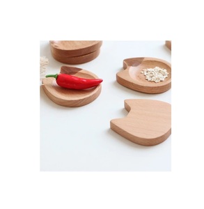 Plato de madera para gatos para restaurante, cena, plato de madera, forma redonda, nuevo diseño, plato de madera de tamaño personalizado - Product Image 5
