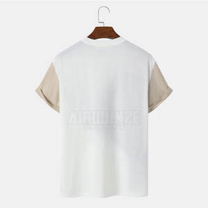 Ropa informal para hombre, camiseta de color liso, camiseta ligera para hombre, camiseta elegante de la mejor calidad con manga corta - Product Image 2