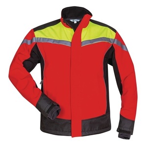 เสื้อแจ็คเก็ตซอฟต์เชลล์ Elysee ASH สีแดง/เหลือง/ดำ สำหรับพนักงานป่าไม้ - Product Image 1