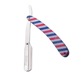 Barber Tools Hair Razor Stainless Steel Handle Straight Edge Folding Shaving Razor Barber Straight Razor - Product Image 6