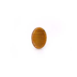 Piedra Preciosa Natural de Ojo de Tigre de 7.75 Quilates, Pulida, Suelta, Disponible en Varias Formas y Colores, Marrón, Amarillo, Cojín, Ovalada, Cuadrada, Parte Posterior Plana - Product Image 2
