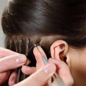 Kit de Extensiones de Cabello con Pinzas Micro-Link de Acero Inoxidable de Grado Quirúrgico Profesional, Empaque de Color Personalizado, Uso Comercial - Product Image 6