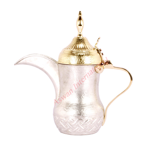 Bình Trà Dallah Raslan In Logo Ả Rập Saudi Bộ Trà Cà Phê Chất Lượng Tuyệt Vời Thiết Kế Thủ Công Truyền Thống - Product Image 3