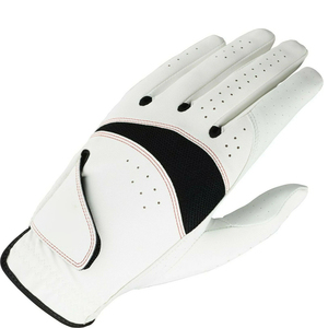 Gants de golf en cuir de mouton avec logo personnalisé de haute qualité Nouveaux modèles Vêtements de sport Respirant Léger Antidérapant Fermeture à crochet et à boucle - Product Image 1