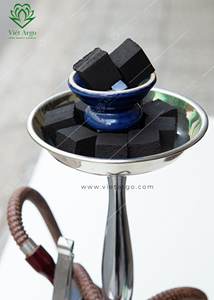 Cubo de carbón negro de alta temperatura Cáscara de coco de larga duración Shisha Hookah Diseños de bambú personalizados Hecho en Vietnam por el fabricante - Product Image 4