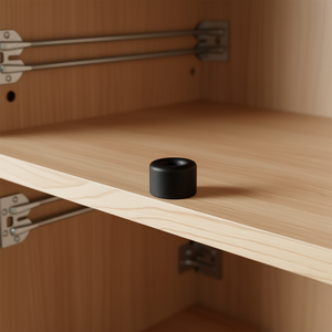 Black Rubber Door Buffer 30 mm with 26 mm Height Dowel Mounting-Pack Size 50 <b>Shelf</b> Grip Liners Product Category - Product Image 3