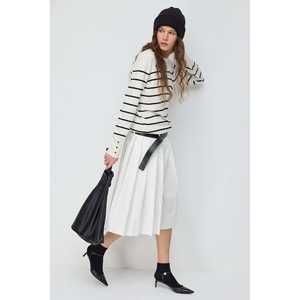 Suéter Casual con Diseño de Bicicleta y Cuello con Detalle de Broches, Estilo Tejido - Product Image 3