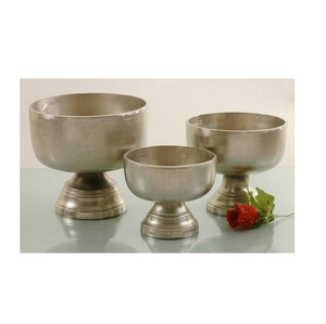 Seau à glace de conception standard avec refroidisseur de vin de finition élevée pour des accessoires de barre de conception argentée de stockage de bouteille - Product Image 6