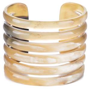 Artesanías Cuerno Brazaletes Joyería de moda Cuerno Hecho para niñas Mujeres Estilo de tendencia Cuerno Joyería Brazalete POR HF CRAFTS - Product Image 3