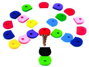 Anellino Segnachiave Copritesta 200 Pezzi Tipo Pesante Assortiti - Product Image 1
