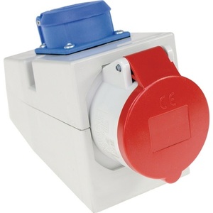 เต้ารับแบบรวม CEE 16 แอมป์ 400 โวลต์ IP44 รุ่น AS-SCHWABE สำหรับใช้งานกลางแจ้ง - Product Image 1