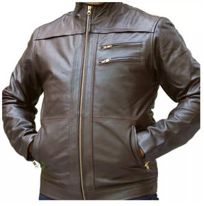 Nouvel arrivage de veste en cuir véritable mode d'hiver légère pour hommes veste d'extérieur de haute qualité pour hommes - Product Image 1