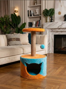 ที่เกาในปราสาทแมวอเมตาสดใสสำหรับแมวทุกขนาด - Product Image 2