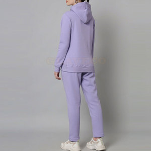 Survêtement à capuche décontracté pour femmes OEM pour l'hiver couleur unie pour une utilisation en extérieur Offre Spéciale populaires - Product Image 4