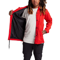 Chaquetas Cortavientos Impermeables para Hombre con Logotipos Personalizados, Chaquetas Clásicas de Invierno Negras, Transpirables, con Forro de Malla de Poliéster Sólido