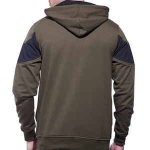 Sudadera con Capucha Extra Grande para Hombre, de Algodón y Felpa, Cálida, Suave, Holgada, Estilo Urbano, con Cremallera Completa, Logotipo Personalizado, OEM, ODM, Pedidos al por Mayor - Product Image 3