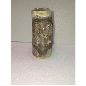 Tazas para beber de cuerno de ganado de lujo regalo jarra de cuerno de ganado tradicional hecha a mano tazas de cuerno de ganado genuino para ale - Product Image 4