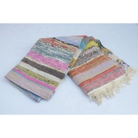Nouvel arrivage de grand tapis Chindi multicolore tapis en coton lavable fait à la main pour la décoration intérieure salon décoration de sol tapis de chiffon