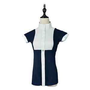 Camisa de Equitación de Manga Corta para Mujer, de Alta Calidad, Tejido Premium de Lujo, Aspecto Elegante, Secado Rápido - Product Image 1