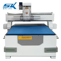 Máquina de Corte de Vidrio CNC de Doble Cabezal de Alta Precisión Senke con Motor, Caja de Engranajes, Bomba y Cortador de Diamante