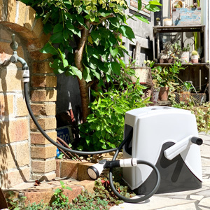 High-Pressure 65FT/20Meter Water Hose Reel <b>Set</b> with PVC Hose Plastic Sprayer Hot Selling Gardening Tools From Japan - Product Image 4