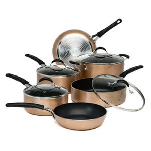 เครื่องครัวเคลือบทองแดง6ชิ้นเครื่องครัวดัตช์เตาอบซุปนมสเต็กหม้อทำอาหารกระทะทองแดงชุดเครื่องครัว - Product Image 4