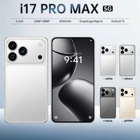Téléphone mobile intelligent I17 PRO MAX neuf, 4G LTE, double SIM, double veille, Android 15, écran HD LED, version française, produit transfrontalier très demandé