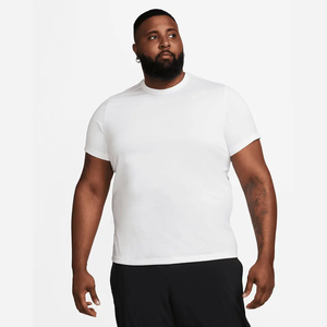 Camiseta de manga larga ajustada para hombre, camiseta OEM con dobladillo curvo de palangre, camiseta ligera 93% algodón 7% elastano para gimnasio - Product Image 5