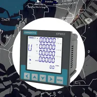 96*96 Modbus RS485 Digital Panel Meter Enregistreur de données Compteur d'énergie triphasé avec relais en option
