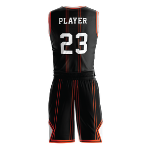 High Quality Summer Basketball Uniforms <b>Heat</b>-Transfer Printed OEM Custom Men's Basketball Sets Moisture-Wicking Anti-Bacterial - Product Image 6