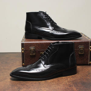 Chaussures de bureau en cuir véritable pour hommes avec semelle extérieure résistante à l'usure et semelle intérieure respirante, chaussures formelles - Product Image 3