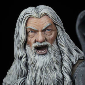 Busto de Gandalf del Señor de los Anillos, Figura de Juguete del Personaje de Moria - Product Image 4