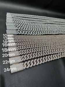 <b>VVS</b> Moissanite 925 Sterling Silver Tennis <b>Chain</b> 14MM 22inch Pendants & Charms - Product Image 2