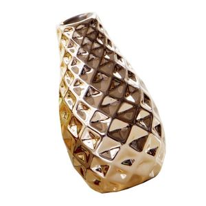 Vase à fleurs en métal cuivré au design moderne pour maison, hôtel ou fête, décor de table, accessoire de salon élégant - Product Image 2