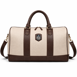 Bolsa de lona grande que ofrece un amplio espacio de almacenamiento, múltiples bolsillos y una construcción duradera para viajes de fin de semana, equipo de gimnasio y uso al aire libre. - Product Image 1