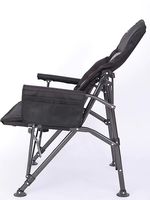 ENJOIN Chaise pliante de camping à cadre en acier portable et durable Chaise à dossier haut