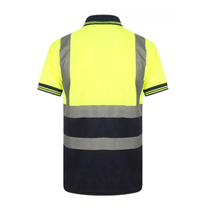 Camiseta Polo de Alta Visibilidad Ligera Personalizada, Sublimada, Transpirable, Ropa de Trabajo de Seguridad, Polo Reflectante de Alta Visibilidad - Product Image 3