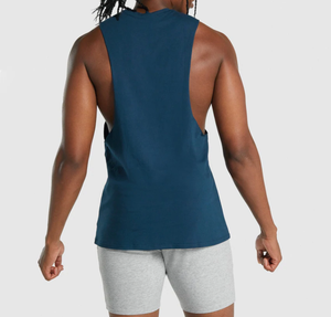 Nouveauté : Débardeurs de sport pour hommes, imprimés sur mesure, 100% coton, respirants, séchage rapide, élégants - Product Image 4