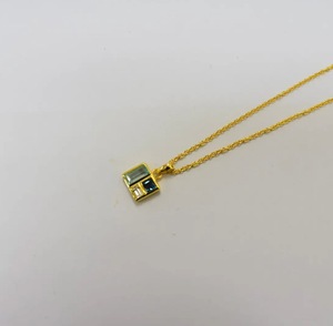 S925 Plata de Ley Chapada en Oro de 18k, Charm Minimalista con Amatista Azul Cielo, Azul Londres, Citrino y Rodolita, Regalos para Mujer - BellaJewelry - Product Image 1