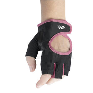 Gants de fitness pour la musculation et l'utilisation en salle de sport, en cuir respirant avec sangle de poignet réglable - Product Image 5