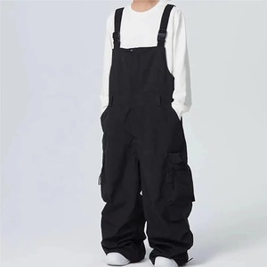 Pantalons de neige à bretelles pour homme de haute qualité personnalisés, coupe-vent, imperméables -Tex, taille plus, pantalons de ski, isolation Thinsulate, élastiques - Product Image 6