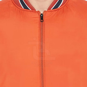 Men's Premium Quality Top Selling Bomber Jacket Light <b>Weight</b> Stylish Breathable with <b>Stand</b> Collar Front Logo for Winter - Product Image 5