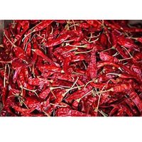 Piments rouges entiers séchés de qualité supérieure, naturels, transformés par lyophilisation, assaisonnement alimentaire, exportateur PRISTINE WORLDWIDE, 1 kg, prêts à l'emploi