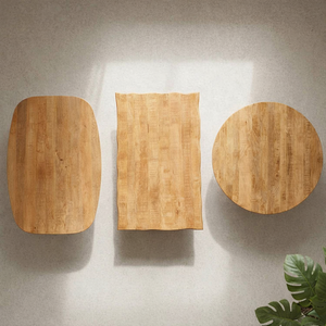 Plateaux de table de restaurant en bois de manguier massif, design moderne, utilisation dans les hôtels, tailles et finitions personnalisées, fournisseur en gros de meubles - Product Image 4