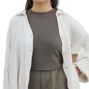 Customized Women's Short Sleeveless Tank Top Summer Lightweight Breathable Eco-Friendly Quick Dry Casual Wear - Product Image 3