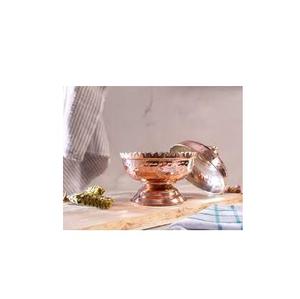 Bol à riz en cuivre pour accessoires de cuisine 100% Artisanat meilleure pièce de qualité Bol à riz en cuivre et prix de gros - Product Image 5