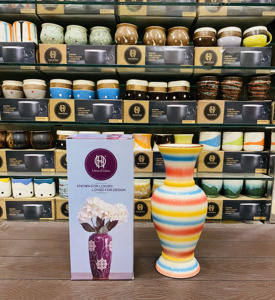 Maceta única artesanal, maceta de cerámica pintada a mano, elegante decoración para el hogar y el jardín, logotipo personalizado aceptado - Product Image 2