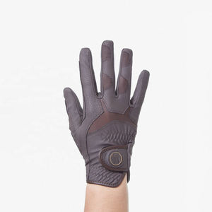 Gants d'équitation en cuir de cheval doux conçus sur mesure avec poignées, unisexes, séchage rapide et légers, respirants - Product Image 2