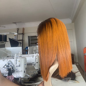 Vague transparente dentelle frontale perruque pour les femmes noires brut Vietnam 100% cheveux humains vierges Hd pleine dentelle avant perruque vendeur - Product Image 1